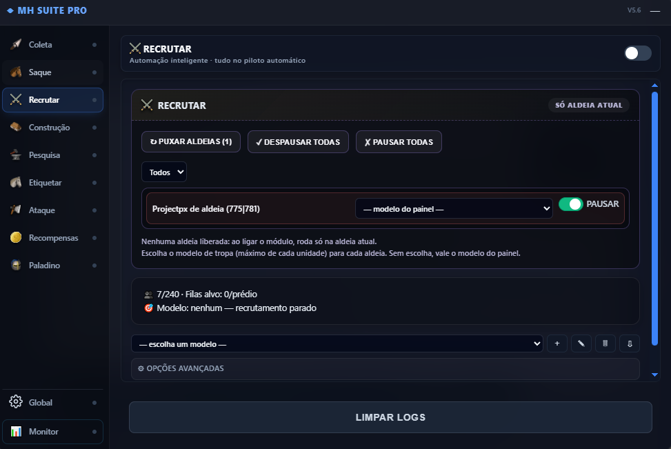Recrutamento Automático